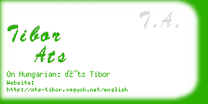 tibor ats business card